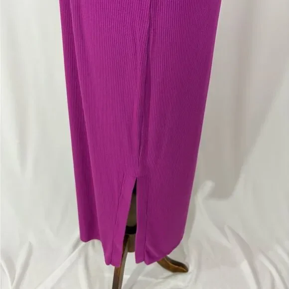 LOFT Sleeveless Magenta Maxi Dress - Picture 4 of 7
